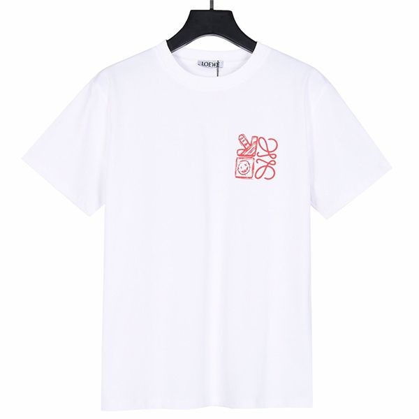 ブティック♪ロエベ エンブロイダリー アナグラム Tシャツ loo96820